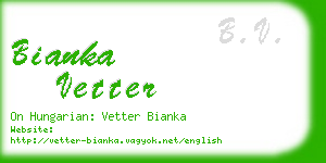 bianka vetter business card